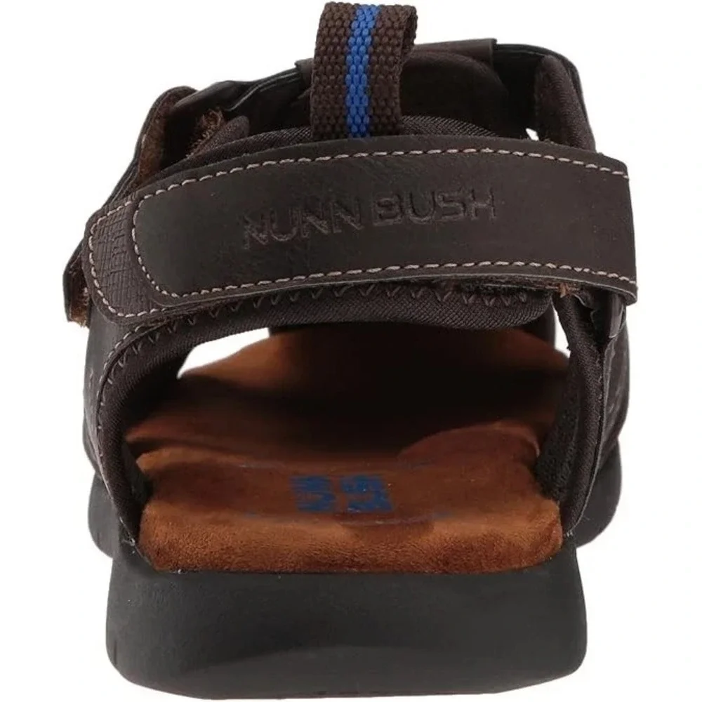 Nunn Bush Men's Rio‎ Grande Closed Toe Fisherman Sandal Brown 84748-200 Size: 8